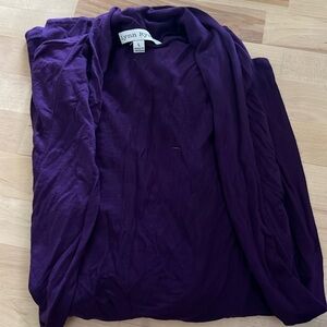 Women’s light weight purple cardigan